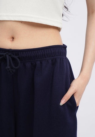 Knee Length Drawstring Short Sweatpants