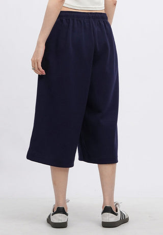 Knee Length Drawstring Short Sweatpants
