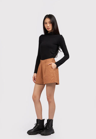 High Waist Basic Short Pants