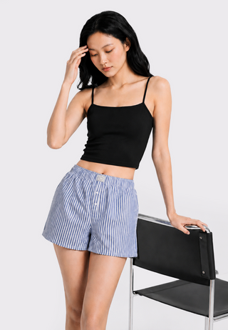 Stripes Boxer Short with Label Details