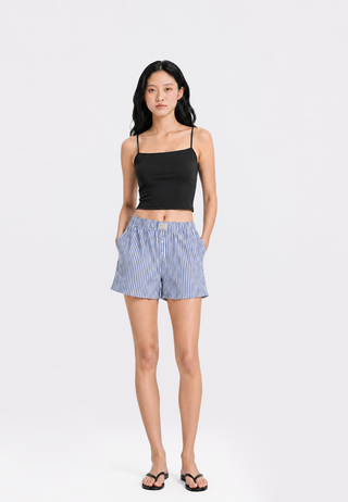 Stripes Boxer Short with Label Details
