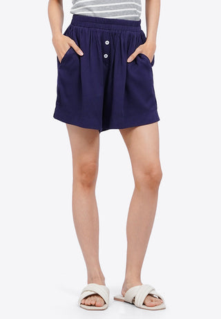 Boxer Shorts with Button Details