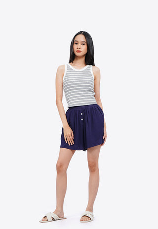 Boxer Shorts with Button Details