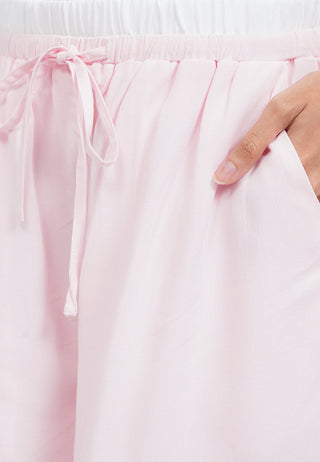 Double Waistband Pajama Shorts