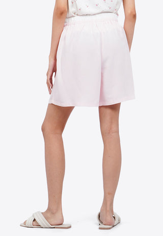 Double Waistband Pajama Shorts