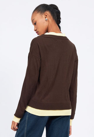 Double Layered Loose Sweater
