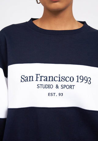 Oversized Colorblock Sweatshirt