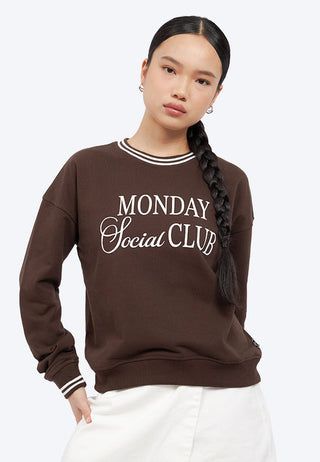 Sweatshirt with Stripes Round Neck