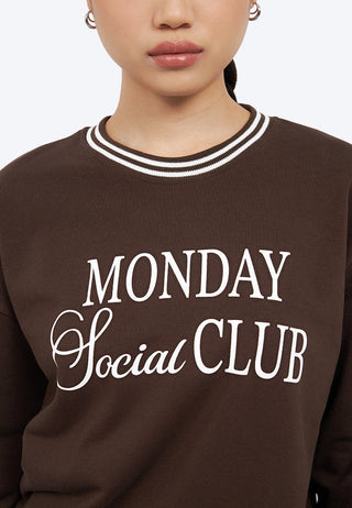 Sweatshirt with Stripes Round Neck