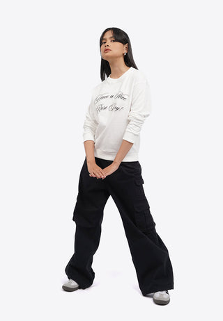 Long Sleeve Graphic Sweatshirt