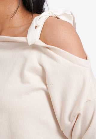 Strap-Off Shoulder Sweatshirt