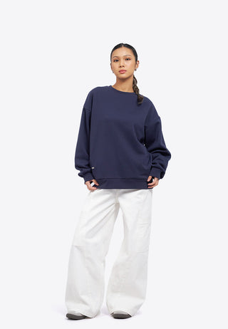 Side Pocket Oversized Sweatshirt