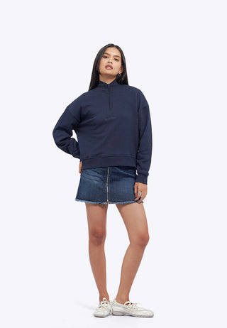 Long Sleeve Sprayed Sweatshirt