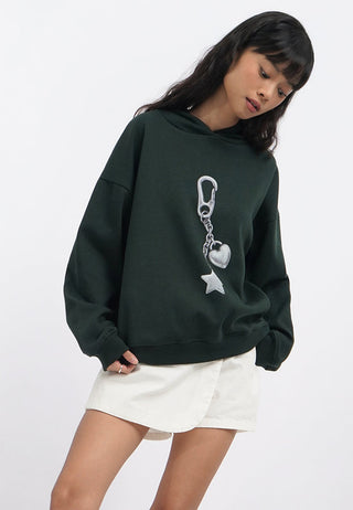 Oversized Long Sleeve Graphic Hoodies