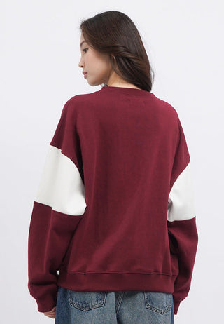 Oversized Colorblock Sweatshirt