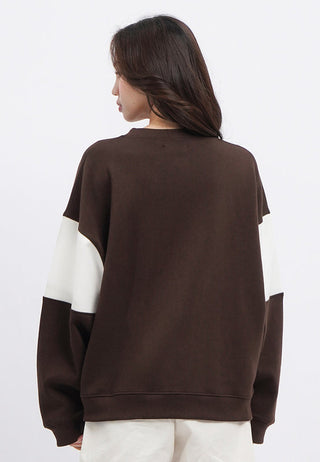 Oversized Colorblock Sweatshirt
