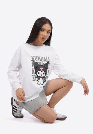 Kuromi Oversized Graphic Sweatshirt