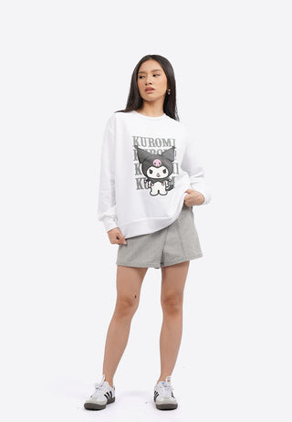 Kuromi Oversized Graphic Sweatshirt