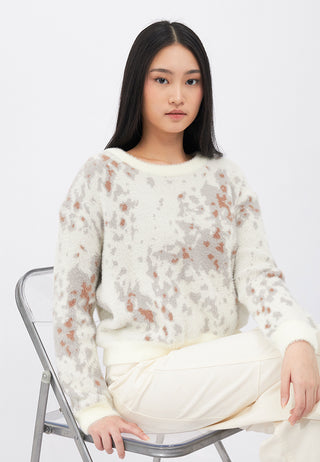 Oversized Long Sleeve Furry Sweater