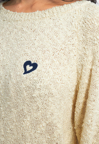 Textured Long Sleeve Raglan Sweater