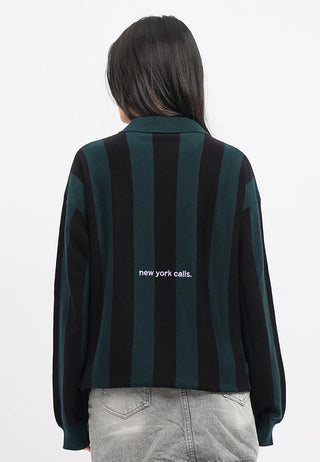 Oversized Long Sleeve Football Sweater