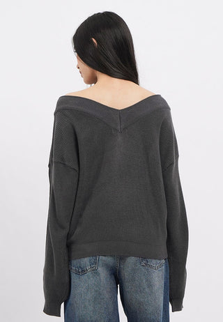 Long Sleeve V-Neck Sweater