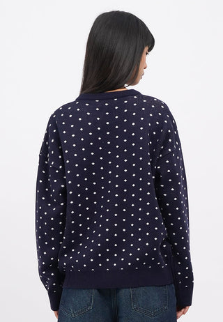 Polkadot Graphic Sweater