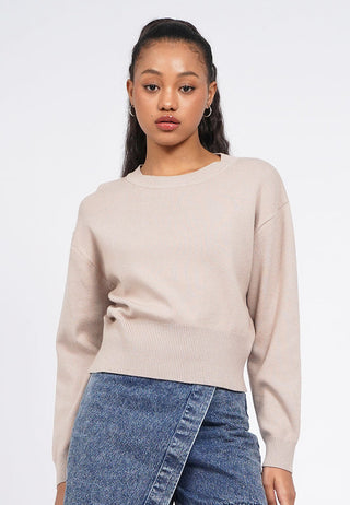 Crew Neck Long Sleeve Sweater