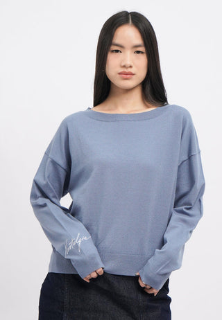 Off Shoulder Long Sleeve Sweater