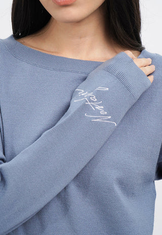 Off Shoulder Long Sleeve Sweater