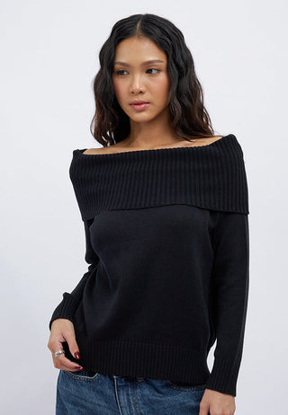 Oversized Off Shoulder Sweater