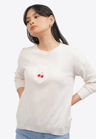 Long Sleeve Berry Sweater