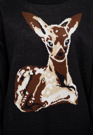 Oversized Long Sleeve Fur Sweater