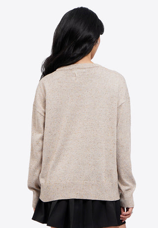 Oversized Long Sleeve Fur Sweater