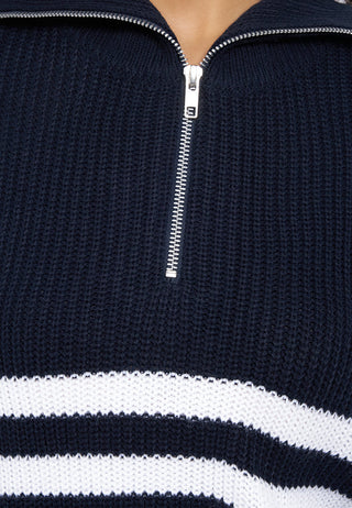 Oversized Stripes Knit Sweater