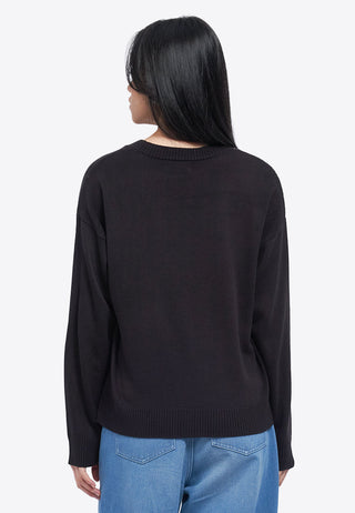 Oversized Slogan Sweater