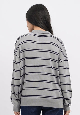 Long Sleeves Collar Sweater