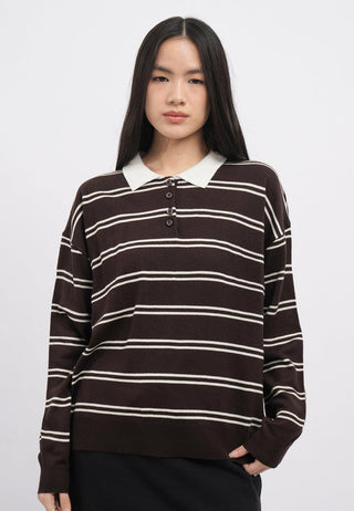 Long Sleeves Collar Sweater