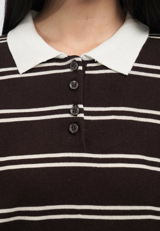 Long Sleeves Collar Sweater