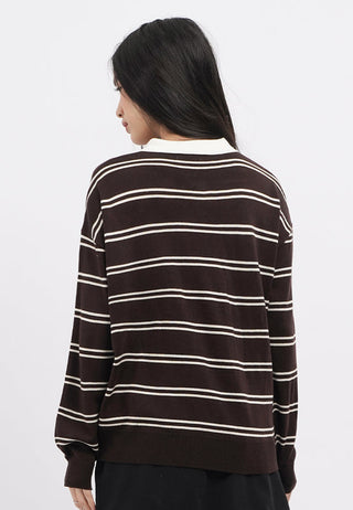 Long Sleeves Collar Sweater
