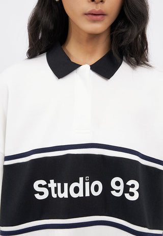 Oversized Long Sleeve Collared Jersey