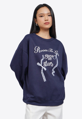Printed Long Sleeve Sweatshirt
