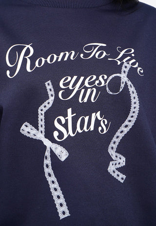 Printed Long Sleeve Sweatshirt