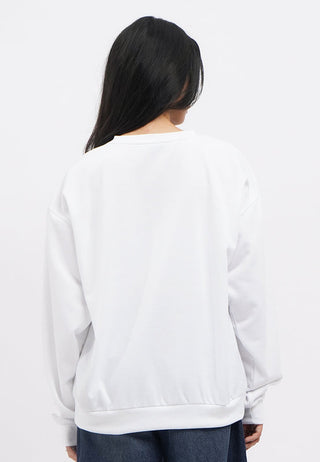 Oversized Long Sleeve Printed Sweatshirt