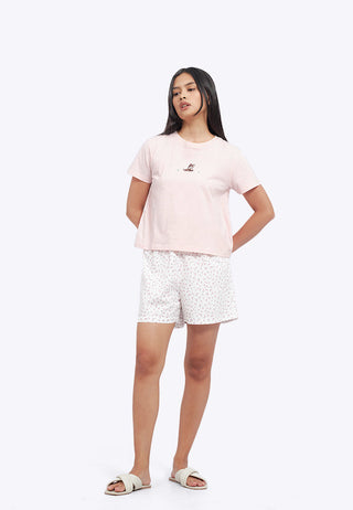 Short Sleeve Tee and Shorts Pajama Set