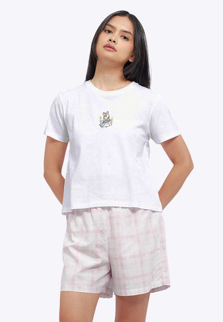 Short Sleeve Tee and Shorts Pajama Set