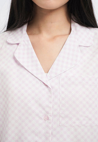 Printed Short Sleeves Pajama Set