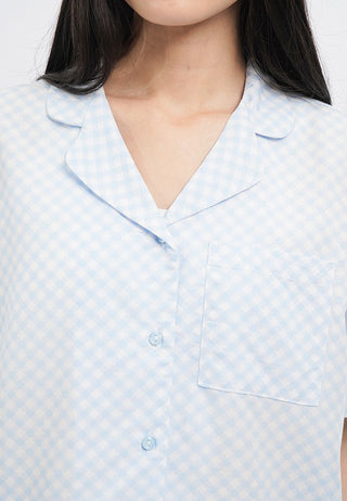 Printed Short Sleeves Pajama Set