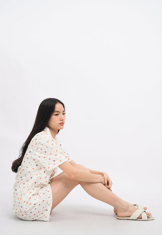 Short Sleeve Pajama Set with Shorts