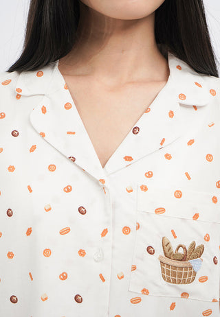 Short Sleeve Pajama Set with Shorts